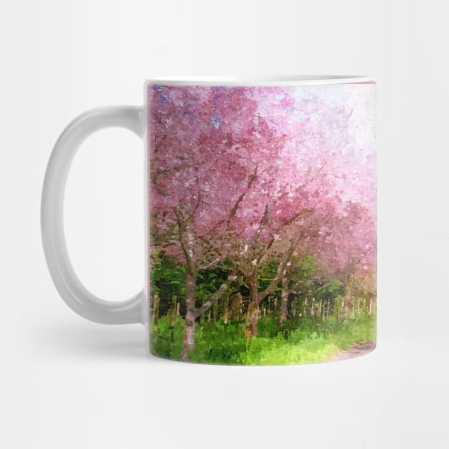 Cherry Blossom Lane by Alpenglow Workshop